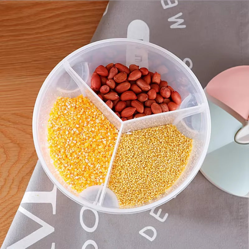 Kitchen Storage Box Food Storage Box Kitchen Supplies Grain Storage Tank Moisture-Proof Sealed Cans Transparent Organizers