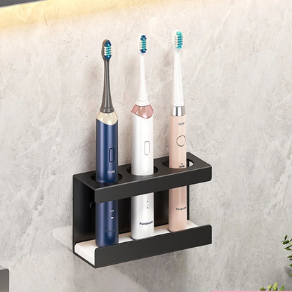 Aluminum Wall Mount Electric Toothbrush Holder for Bathroom, Shower, Toothbrush Hanger Brush Stand, Hanger Bathroom Organizer